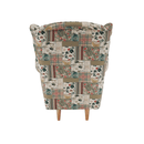 Füles fotel, szövet patchwork viorica 1, CHARLOT