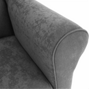 Füles fotel, szürke, CHARLOT