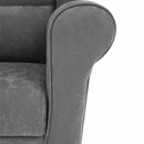 Füles fotel, szürke, CHARLOT