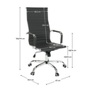 Irodai szék, fekete, AZURE 2 NEW