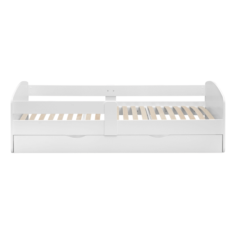 Ágy ráccsal és tárhellyel 80x160, fehér, COCOLINO