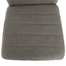 Étkezőszék, barna szövet/fekete fém, COLETA NOVA