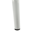 Étkezőszék, bézs szövet/fehér fém, COLETA NOVA