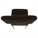 Szék, sötétbarna szövet/bükk, COLETA NOVA