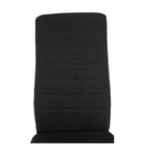 Étkezőszék, sötétszürke szövet/fekete fém, COLETA NOVA