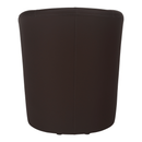 Klub fotel, barna textilbőr, CUBA