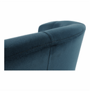 Klub fotel, kék anyag, CUBA