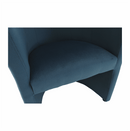 Klub fotel, kék anyag, CUBA