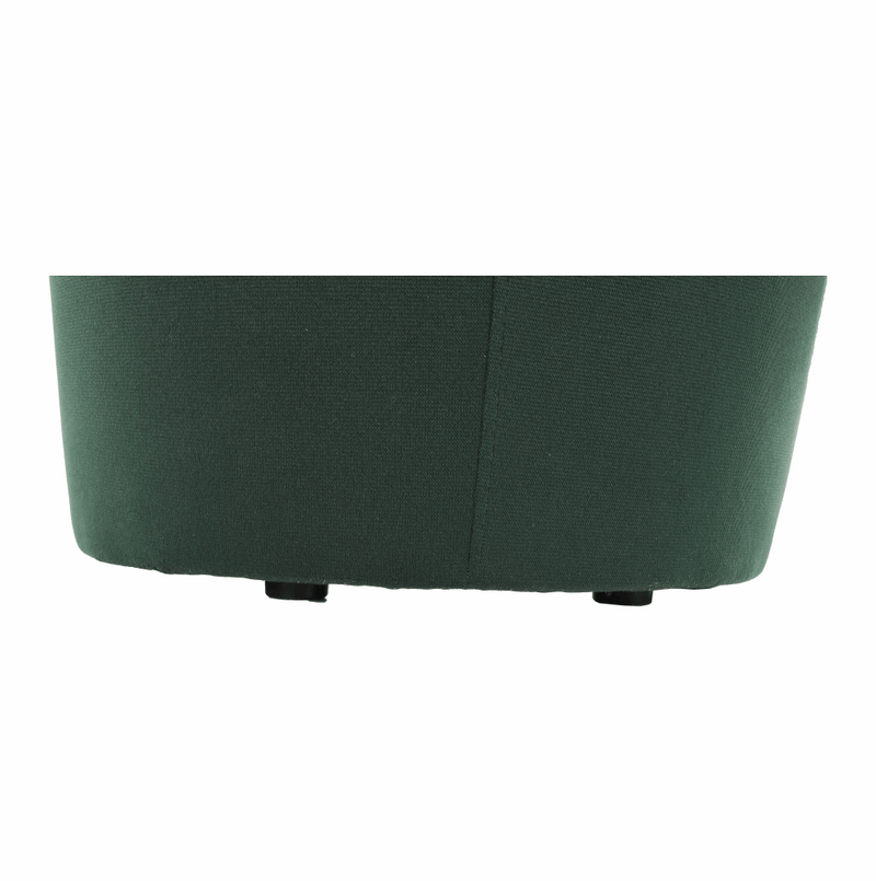 Klub fotel, smaragd anyag, CUBA