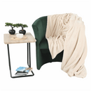 Klub fotel, smaragd anyag, CUBA