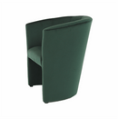 Klub fotel, smaragd anyag, CUBA