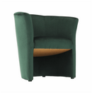 Klub fotel, smaragd anyag, CUBA