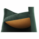 Klub fotel, smaragd anyag, CUBA