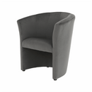 Klub fotel, szürke anyag, CUBA