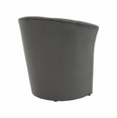 Klub fotel, szürke anyag, CUBA