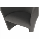 Klub fotel, szürke anyag, CUBA