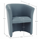 Klub fotel, mentol anyag, CUBA