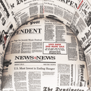 Klub fotel, szövet újságminta, CUBA