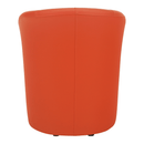 Klub fotel, textilbőr, narancssárga, CUBA