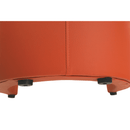 Klub fotel, textilbőr, narancssárga, CUBA