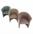 Klub fotel, bézs anyag, CUBA