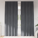vidaXL Sötétítő függönyök 2 pcs Világosszürke 140 x 225 cm Bársony