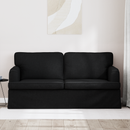 vidaXL Kanapé Fekete 162 x 80 x 85 cm szövet
