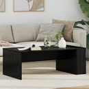 vidaXL Dohányzóasztal Fekete tölgy 95 x 50 x 34 cm Faanyag