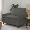 vidaXL Kanapé Sötétszürke 126 x 81 x 87,5 cm Szövet