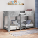 vidaXL Szükidő ágy Beton Szürke 75 x 190 cm Faanyag