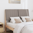 vidaXL Kárpitozott fejtámla Tópszínű 120 cm Tömör fenyőfa