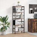 vidaXL Könyvespolc Füstölt tölgy 60 x 29,5 x 149 cm Faanyag