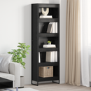 vidaXL Könyvespolc 2 pcs Fekete tölgy 60 x 30 x 189,5 cm Faanyag