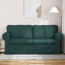 vidaXL Kanapé Sötétzöld 175 x 82 x 80 cm szövet
