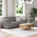 vidaXL Kanapé 2 pcs Tópszínű 219 x 80 x 82 cm szövet