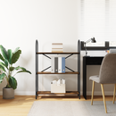 vidaXL Könyvespolc Füstölt tölgy 80 x 30 x 109 cm Faanyag