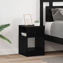 vidaXL Végasztal 2 pcs Fekete tölgy 30,5 x 30 x 45 cm Faanyag