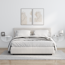 vidaXL Falpolc Magas Fényű Fehér 48 x 24 x 24 cm Faanyag