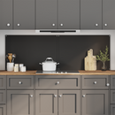 vidaXL Konyhai hátfal 2 pcs Fekete 90 x 60 cm edzett üveg