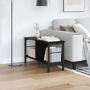 vidaXL Könyvespolc Fekete tölgy 82 x 32 x 47 cm Faanyag