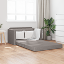 vidaXL Kanapéágy 110cm Tópszínű szövet