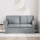 vidaXL Kanapé Világosszürke 155 x 82 x 80 cm szövet