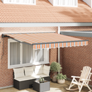 vidaXL Napernyő keret Kék és Narancs 300 x 250 cm