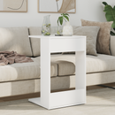 vidaXL Oldal asztal Fehér 40 x 38 x 62,5 cm Faanyag