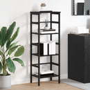 vidaXL Könyvespolc Fekete tölgy 40 x 29,5 x 115 cm Faanyag