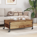 vidaXL Dohányzóasztal Öreg fa 91 x 55 x 32 cm Faanyag