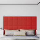 vidaXL Fali Fejtámla 12 pcs Bordó 30 x 30 cm Műbőr