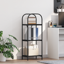 vidaXL Könyvespolc Fekete tölgy 40 x 30 x 109 cm Faanyag