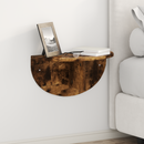 vidaXL Falpolc 2 pcs Füstölt tölgy 48 x 24 x 24 cm Faanyag
