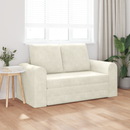 vidaXL Kanapéágy Krém 148 x 71 x 83 cm Bársony